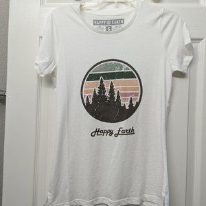 Happy Earth Forest Organic Cotton T-shirt